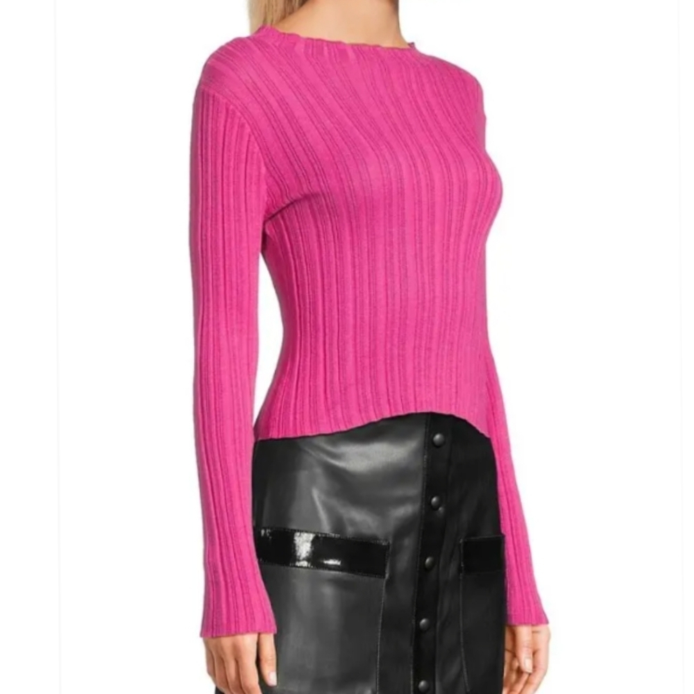 NEW Colorush Hendrix Rib Knit Funnelneck Sweater - Picture 2 of 9